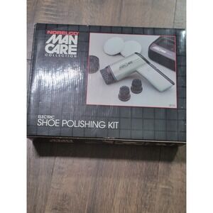 Vintage Norelco Man Care Electric Shoe Polishing Kit SP35 1984 New Open Box